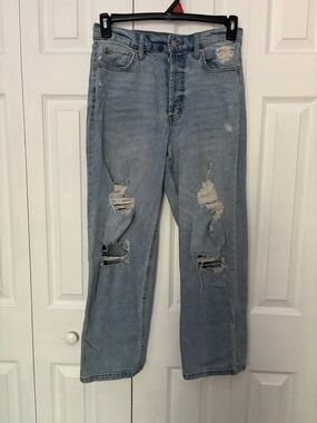wild fable Light Wash Distressed Boyfriend Jeans
